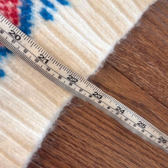 Loft colorful fairisle cozy mock neck sweater small - Picture 7 of 9